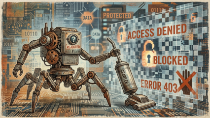 Robot web crawler facing access denied, blocked, and Error 403 messages